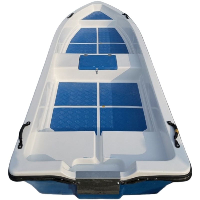 Fishing Boat Fiberglass - Doppelschichtiges, verdicktes Glasfaser-Angelboot, selbstentleerendes Boot, Lebendwasserlager-Schnellboot,