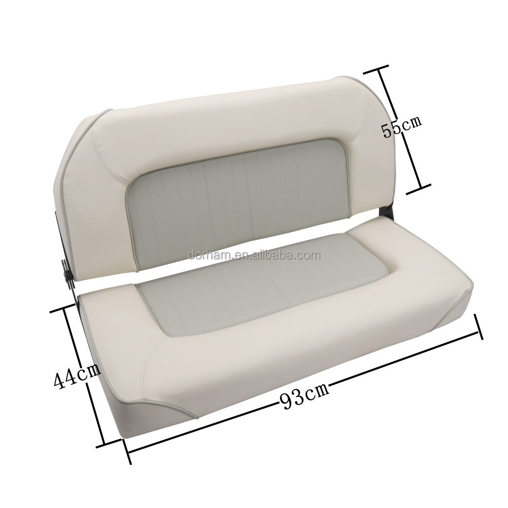 Fishing Boat Seat - Marine Doppel-Klappsitz mit niedriger Rückenlehne und