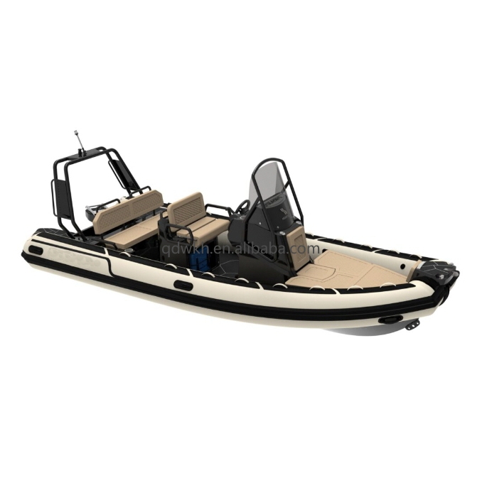 Fishing Boat Fiberglass - MSCE-zertifiziertes Sport-Stil, Doppelmodell, Aluminium 480, Hypalon,