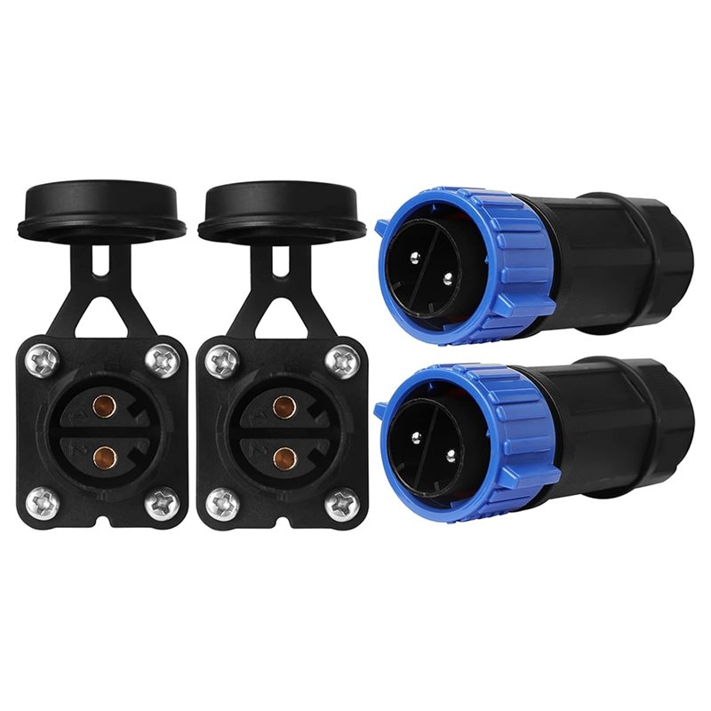 Fishing Boat Trolling Motor - Marine-Boots-Gleichstromanschluss 12V/24V 36V/48V Trolling-Motor-Stecker 2er-Pack für