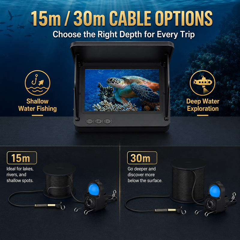 Fischfinder Unterwasserkamera  – Fishing Boat Depth Finder Bewertung und Preis