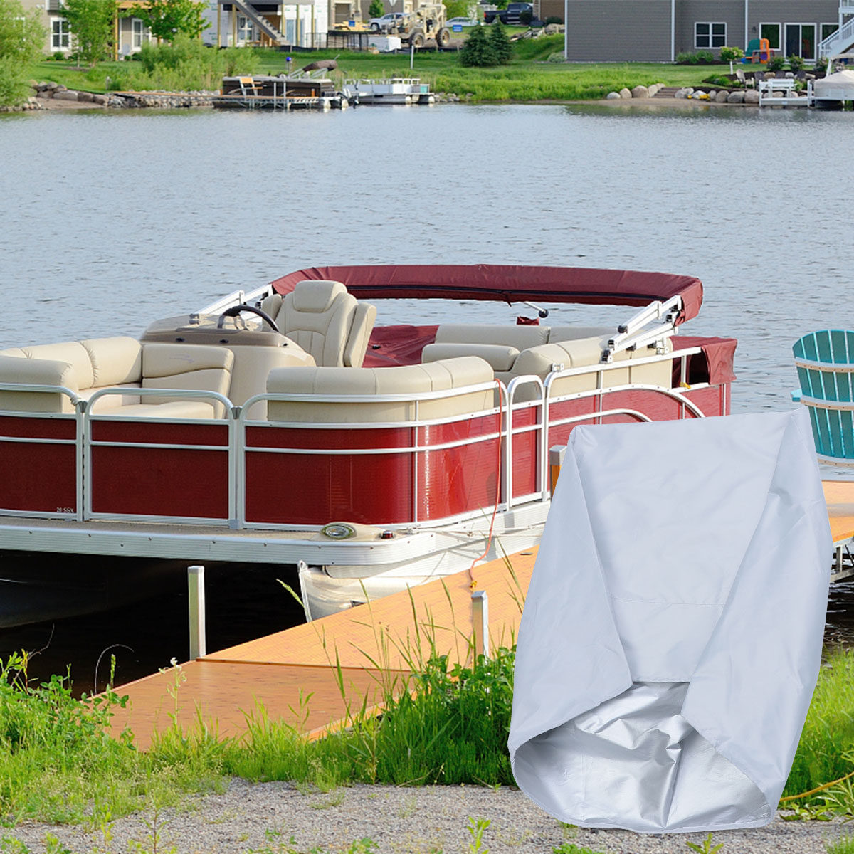 Bootsitzbezug aus weißem Oxfor – Fishing Boat Seat Bewertung und Preis