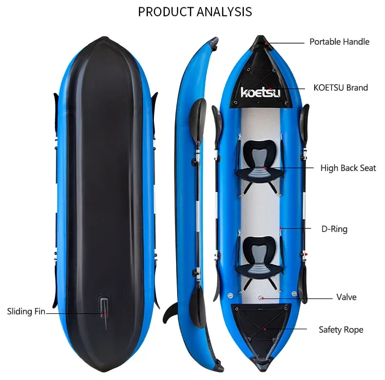 Koetsu 1-2 Personen aufblasbar – Fishing Boat Oar Bewertung und Preis